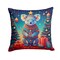 Edge Collections - 14" X 14" - Multicolor - Throw Christmas Koala Pillow Machine - 1 Piece